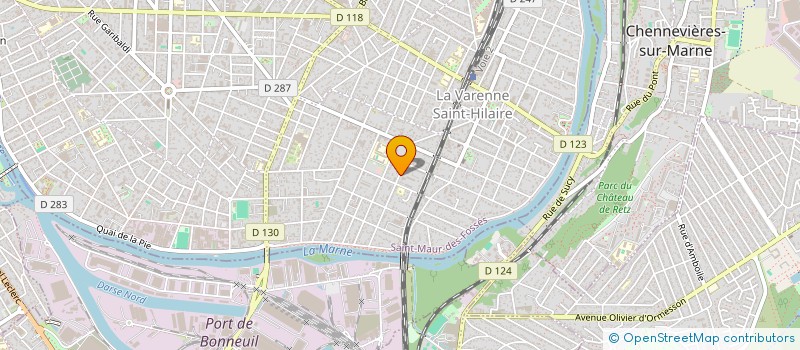 localisation de l'entreprise MD HOLDING à SAINT-MAUR-DES-FOSSES