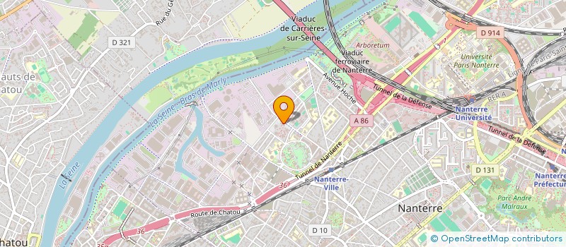 localisation de l'entreprise MD HOLDING  NANTERRE