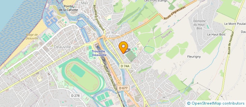 localisation de l'entreprise MD HOLDING  TROUVILLE-SUR-MER