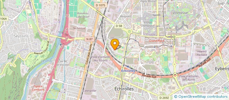 localisation de l'entreprise MD HOUSE  ECHIROLLES