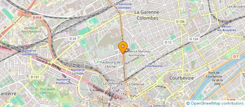 localisation de l'entreprise MD HVAC CONSULTING EXPERTS à COURBEVOIE