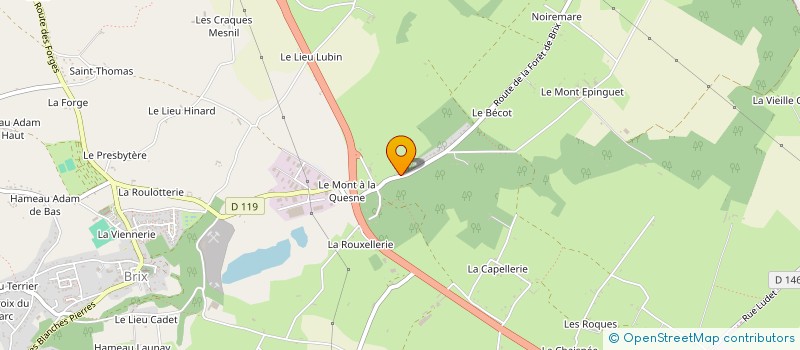 localisation de l'entreprise MD IMMO  BRIX