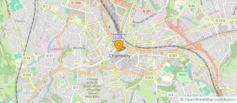 localisation de l'entreprise MD-IMMO  CHAMBERY