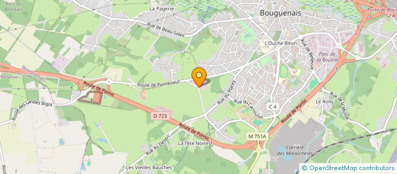 localisation de l'entreprise MD IMMO à BOUGUENAIS