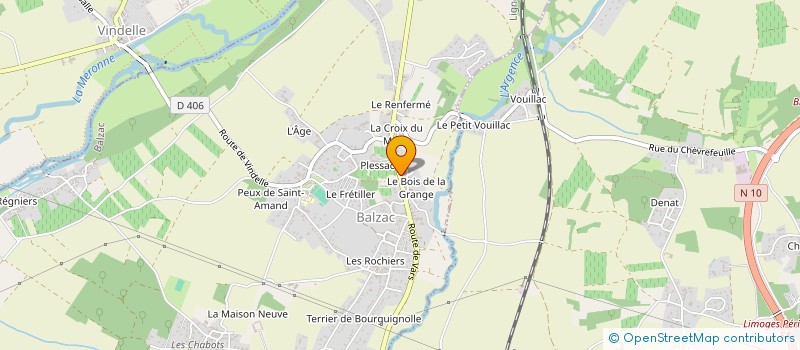 localisation de l'entreprise MD-IMMO à BALZAC