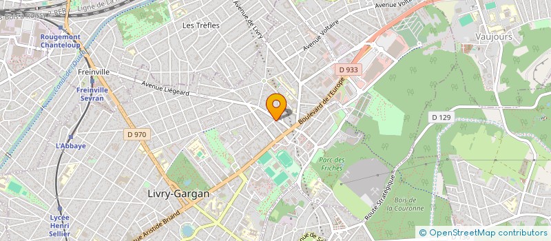 localisation de l'entreprise MD IMMO à LIVRY-GARGAN