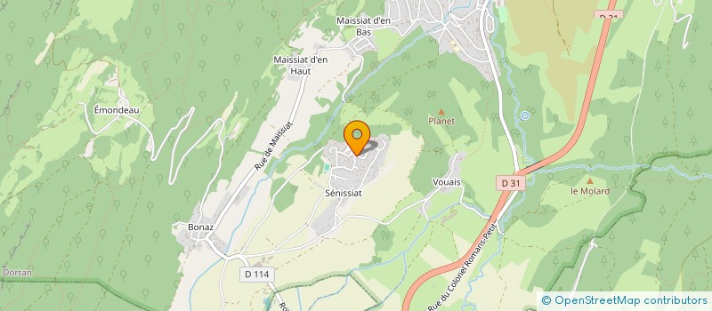 localisation de l'entreprise MD IMMO  BELMONT-SAINTE-FOI