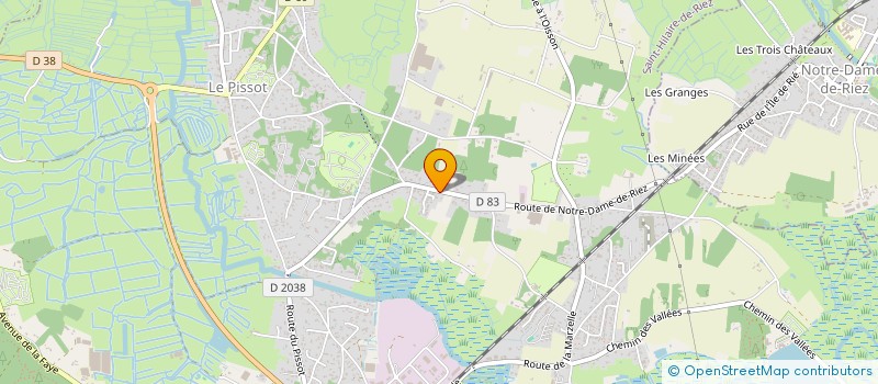 localisation de l'entreprise MD IMMO à SAINT-HILAIRE-DE-RIEZ