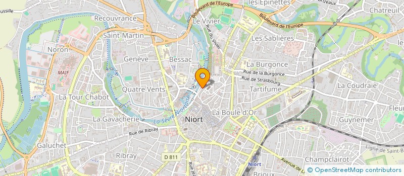 localisation de l'entreprise MD IMMO  NIORT