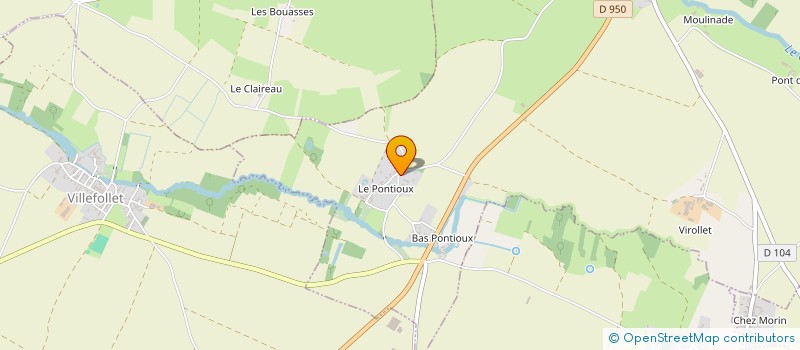 localisation de l'entreprise MD IMMO  BRIOUX-SUR-BOUTONNE