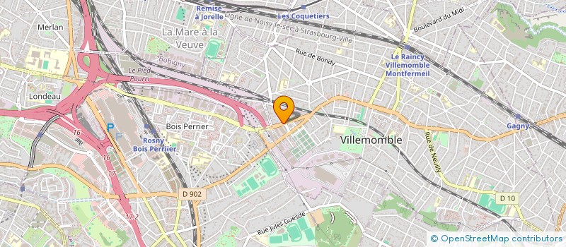 localisation de l'entreprise MD IMMO à VILLEMOMBLE