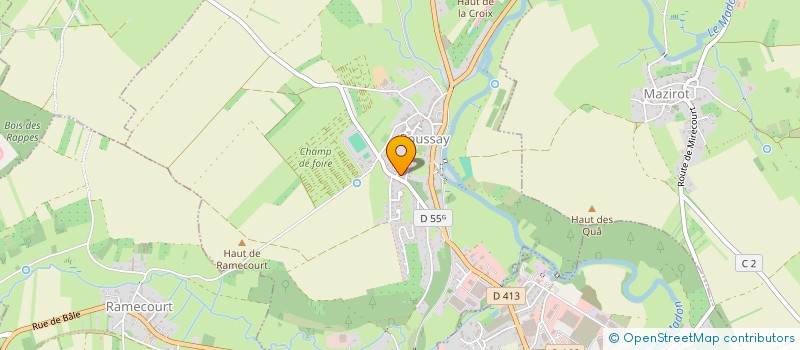 localisation de l'entreprise MD IMMO à POUSSAY