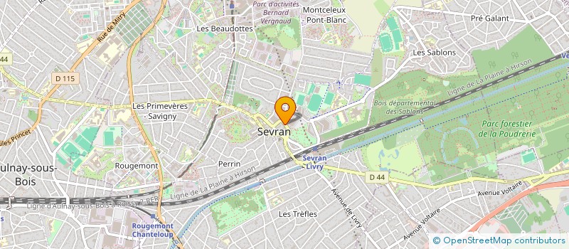 localisation de l'entreprise MD IMMO CONSEIL à SEVRAN