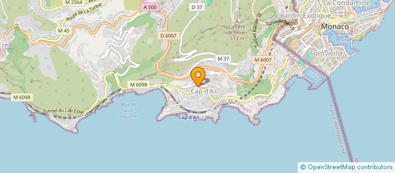 localisation de l'entreprise MD IMMOBILIARE à CAP-D'AIL