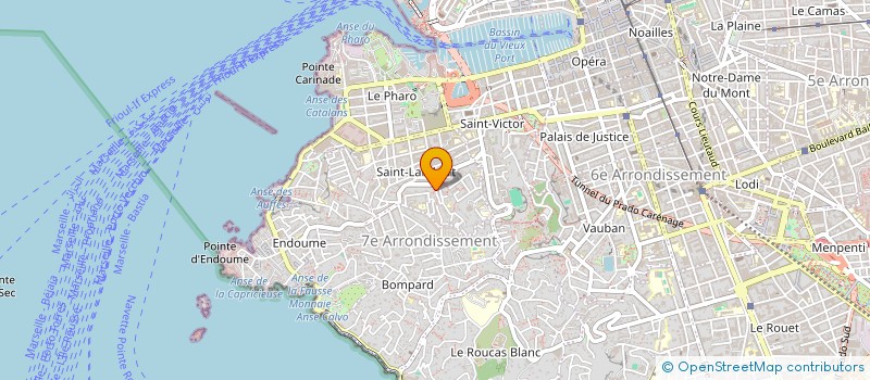 localisation de l'entreprise MD IMMOBILIER à MARSEILLE