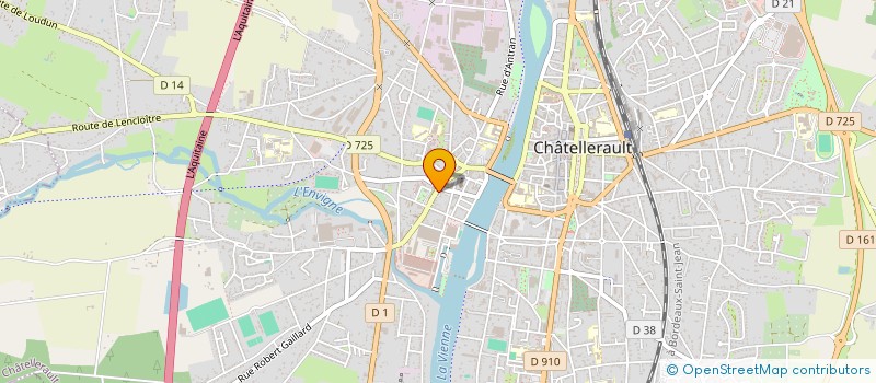 localisation de l'entreprise MD INGENIERIE EURL à CHATELLERAULT