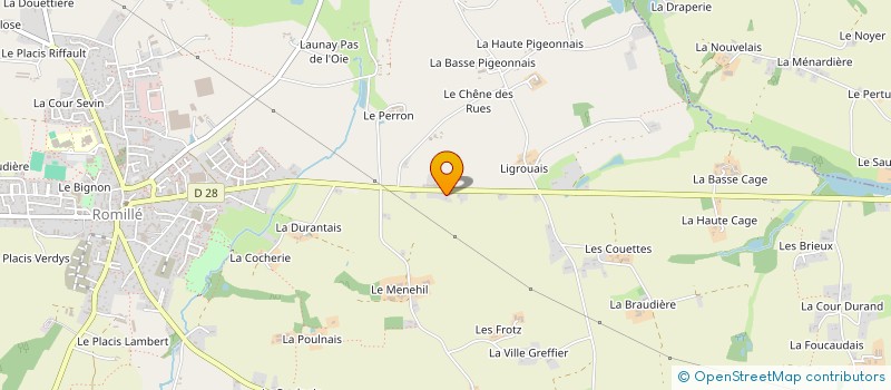 localisation de l'entreprise MD INVEST  ROMILLE