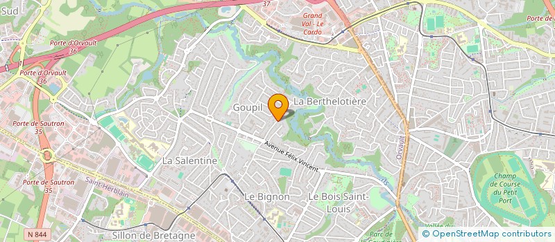 localisation de l'entreprise MD INVEST à ORVAULT