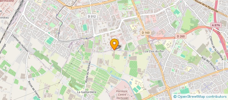 localisation de l'entreprise MD INVEST à ANGERS