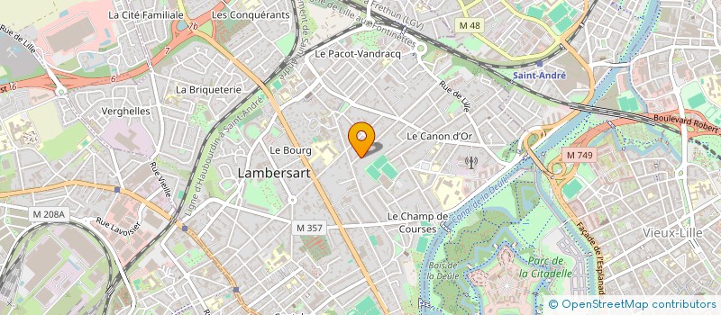 localisation de l'entreprise MD INVEST à LAMBERSART