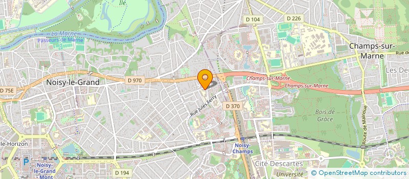 localisation de l'entreprise MD INVEST  NOISY-LE-GRAND