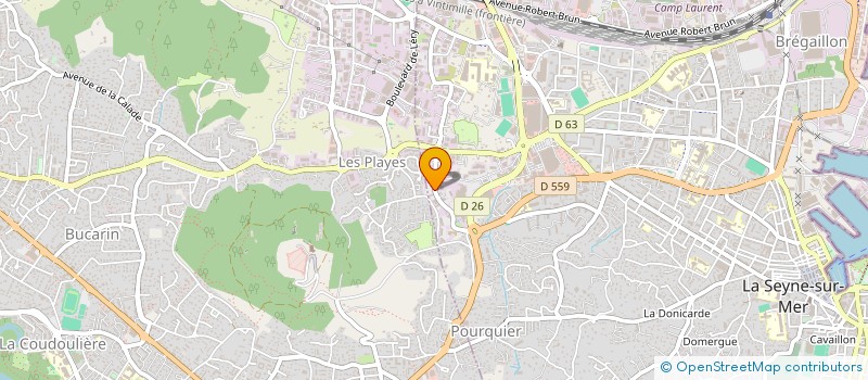 localisation de l'entreprise MD INVEST  LA SEYNE-SUR-MER