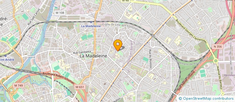 localisation de l'entreprise MD INVEST à MARCQ-EN-BARŒUL