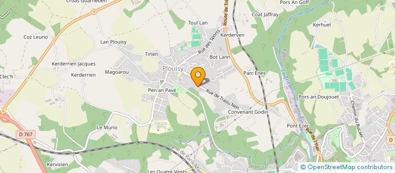 localisation de l'entreprise MD INVEST  PLOUISY