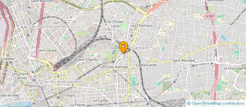 localisation de l'entreprise MD INVESTISSEMENT  MARSEILLE