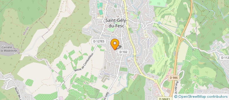 localisation de l'entreprise MD INVESTISSEMENT  SAINT-GELY-DU-FESC