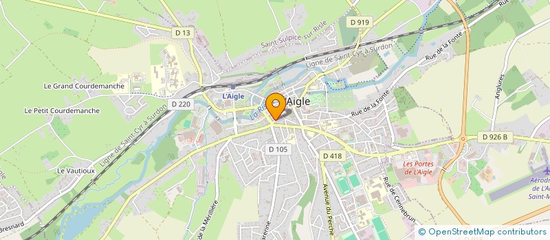 localisation de l'entreprise MD JEUX SARL à L'AIGLE