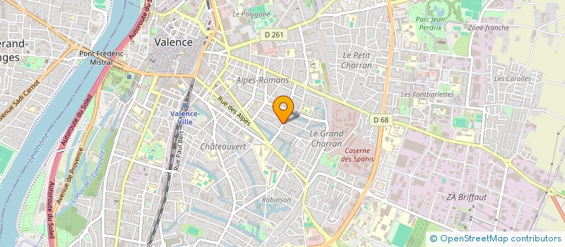 localisation de l'entreprise MD JOURDAN JOAILLIER à VALENCE