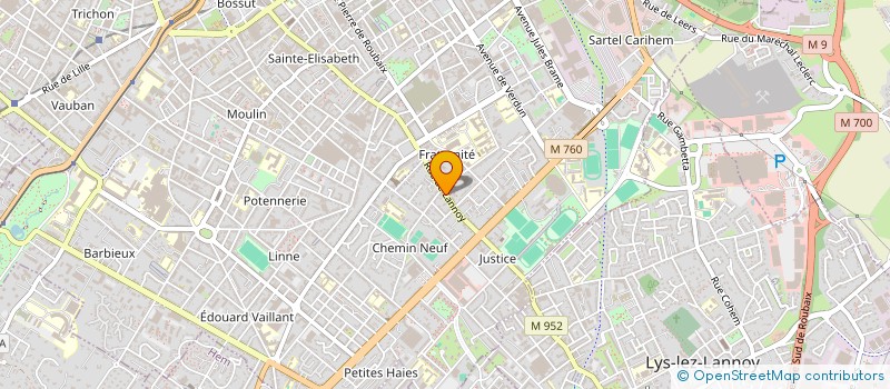 localisation de l'entreprise MD JUNIOR  ROUBAIX