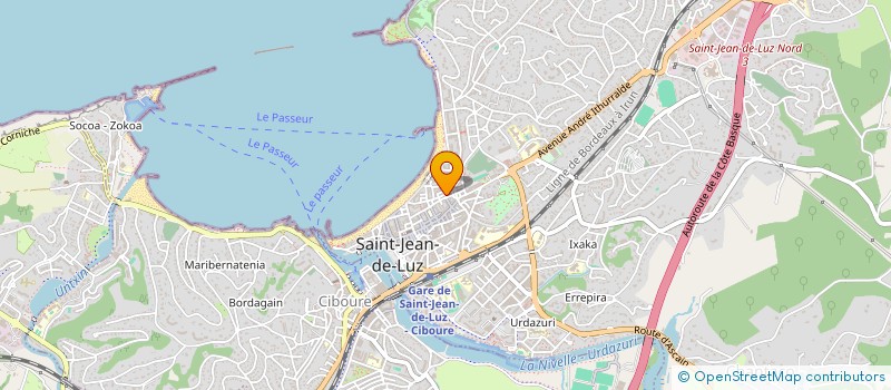 localisation de l'entreprise MD KIDS  SAINT-JEAN-DE-LUZ