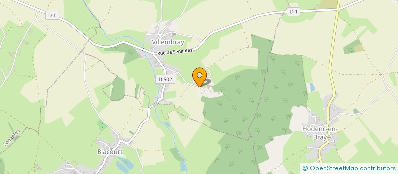 localisation de l'entreprise MD LAVAGE CHAULNES  VILLEMBRAY