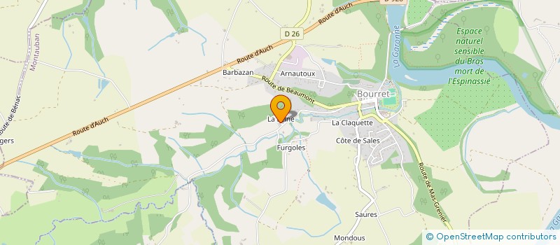 localisation de l'entreprise MD LILA  BOURRET