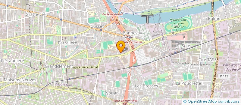localisation de l'entreprise MD LOCATION à VILLEURBANNE