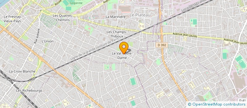 localisation de l'entreprise MD MACONNERIE à SARTROUVILLE