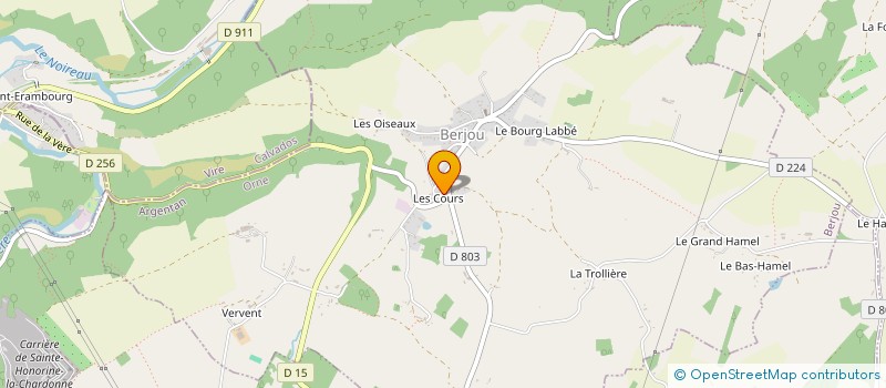 localisation de l'entreprise MD MACONNERIE à BERJOU