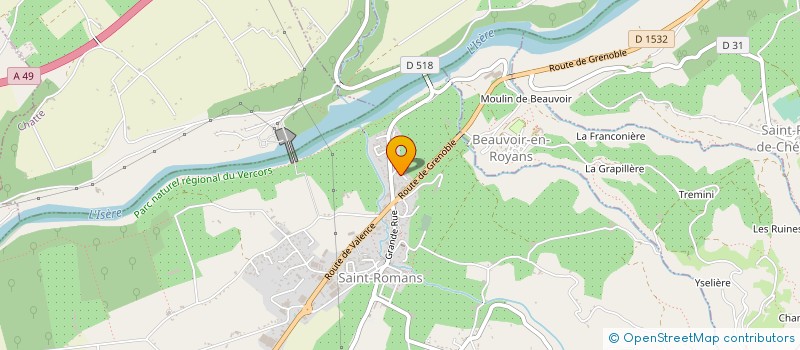 localisation de l'entreprise MD MECA SERVICES à CHATTE