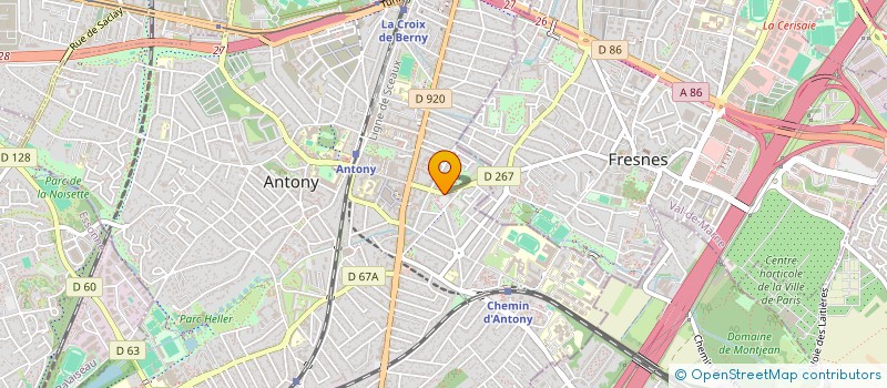 localisation de l'entreprise MD MED ED CONSULTING à ANTONY