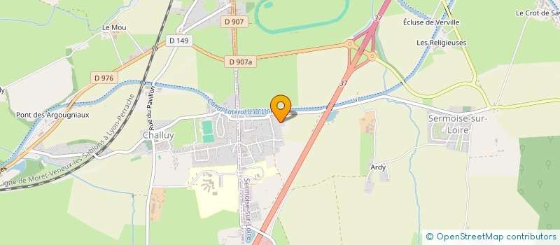 localisation de l'entreprise MD MOTO RACING  SERMOISE-SUR-LOIRE