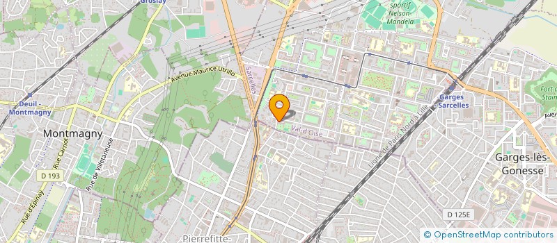 localisation de l'entreprise MD MULTISERVICES  SARCELLES