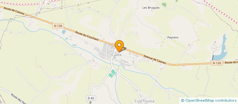 localisation de l'entreprise MD MUSIK  CUQ-TOULZA