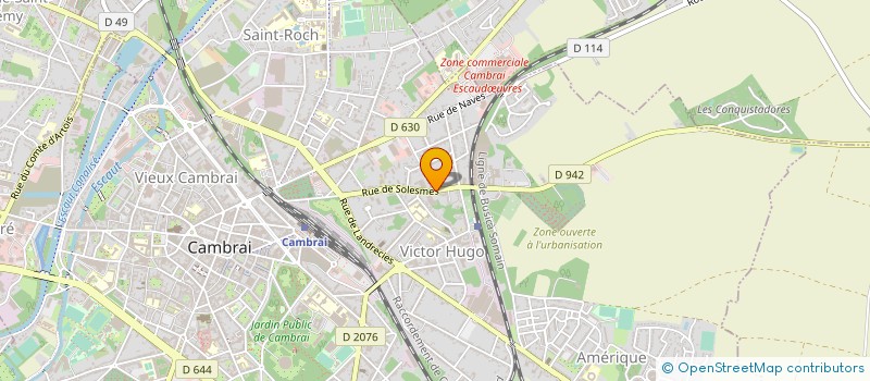 localisation de l'entreprise MD NEGOCE AUTO à CAMBRAI