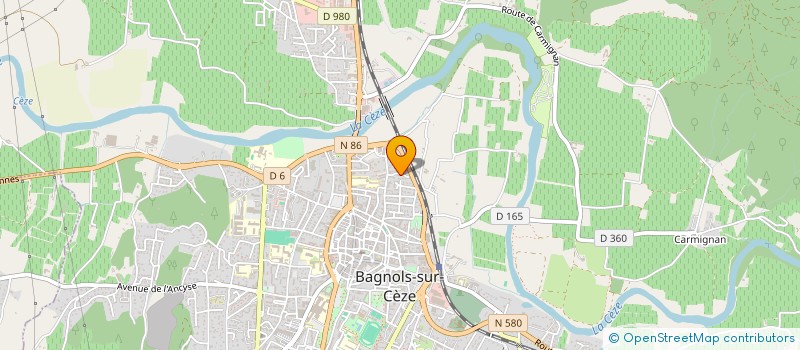 localisation de l'entreprise MD NET PRO à BAGNOLS-SUR-CEZE