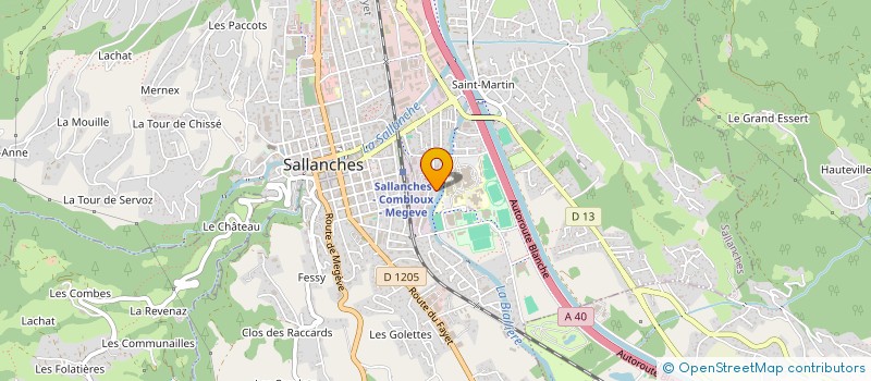 localisation de l'entreprise MD PAC  SALLANCHES