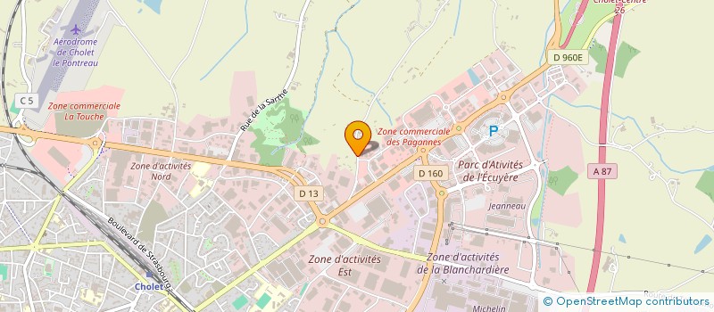 localisation de l'entreprise MD PATRIMOINE à CHOLET