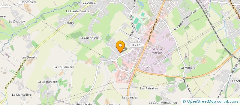 localisation de l'entreprise MD PAYSAGE à FLERS