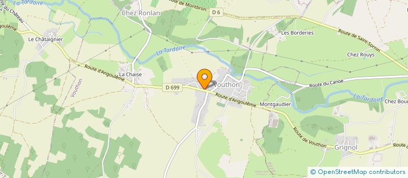 localisation de l'entreprise MD PAYSAGES à VOUTHON